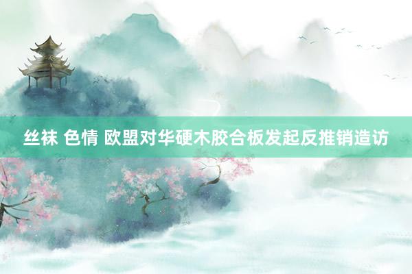 丝袜 色情 欧盟对华硬木胶合板发起反推销造访